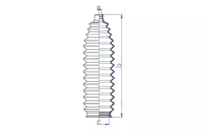 Пыльник, рулевое управление DA SILVA купить