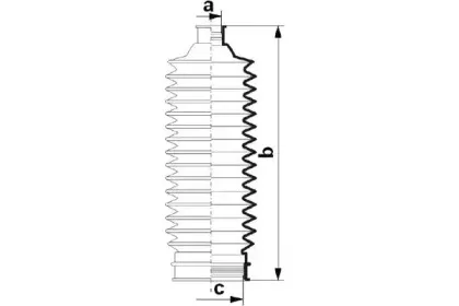 Пыльник, рулевое управление DA SILVA купить