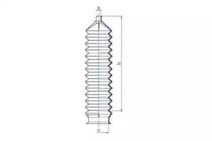Пыльник, рулевое управление DA SILVA купить