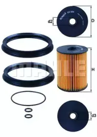Фільтр паливний в зборі KNECHT купить