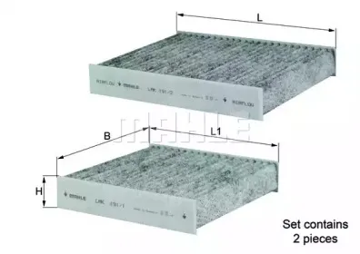 Фильтр, воздух во внутренном пространстве KNECHT купить