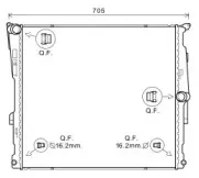 Радиатор, охлаждение двигателя PRASCO купить