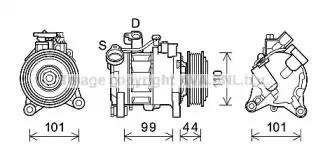 Компрессор, кондиционер PRASCO купить