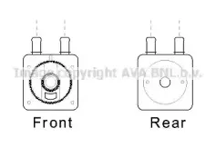 Масляный радиатор, автоматическая коробка передач PRASCO купить