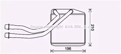 Теплообменник, отопление салона PRASCO купить