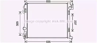 Радиатор, охлаждение двигателя PRASCO купить