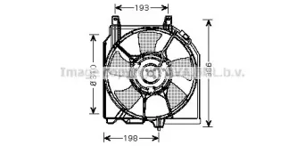 Вентилятор, охлаждение двигателя PRASCO купить