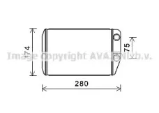 Теплообменник, отопление салона PRASCO купить