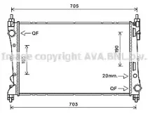 Радиатор, охлаждение двигателя PRASCO купить