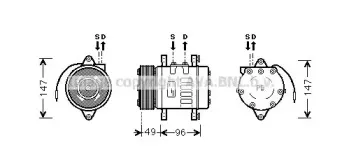 Компрессор, кондиционер PRASCO купить
