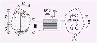 масляный радиатор, двигательное масло PRASCO купить