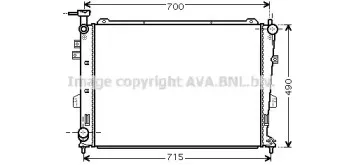 Радиатор, охлаждение двигателя PRASCO купить