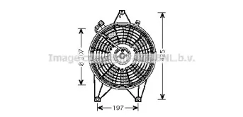 Вентилятор, охлаждение двигателя PRASCO купить