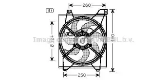 Вентилятор, охлаждение двигателя PRASCO купить