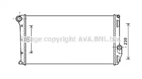 Радиатор, охлаждение двигателя PRASCO купить