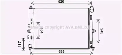 Радиатор, охлаждение двигателя PRASCO купить
