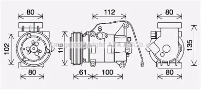 Компрессор, кондиционер PRASCO купить