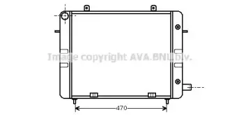Радиатор, охлаждение двигателя PRASCO купить