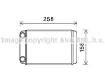 Теплообменник, отопление салона PRASCO купить