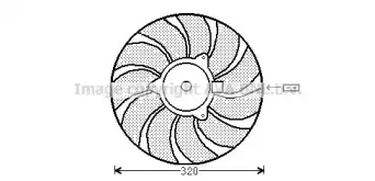 Вентилятор, охлаждение двигателя PRASCO купить