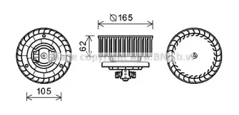Электродвигатель, вентиляция салона PRASCO купить