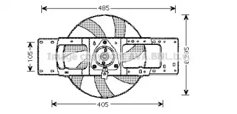 Вентилятор, охлаждение двигателя PRASCO купить