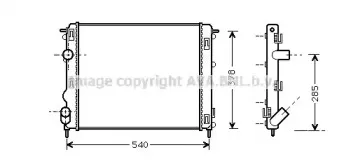 Радиатор, охлаждение двигателя PRASCO купить