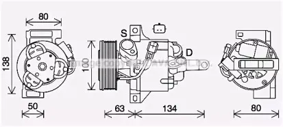 Компрессор, кондиционер PRASCO купить