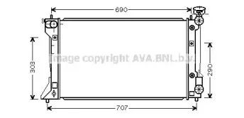 Радиатор, охлаждение двигателя PRASCO купить