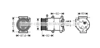 Компрессор, кондиционер PRASCO купить