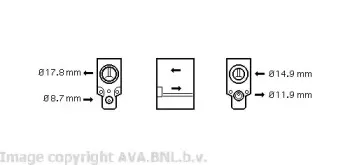 Расширительный клапан, кондиционер PRASCO купить