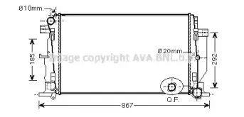 Радиатор, охлаждение двигателя PRASCO купить