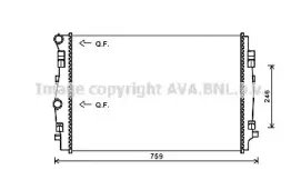 Радиатор, охлаждение двигателя PRASCO купить