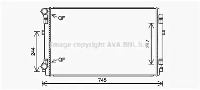 Радиатор, охлаждение двигателя PRASCO купить