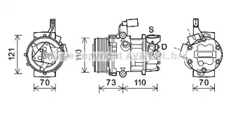 Компрессор, кондиционер PRASCO купить