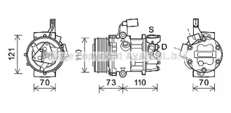 Компрессор, кондиционер PRASCO купить