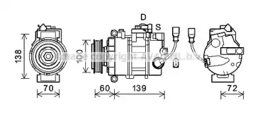 Компрессор, кондиционер PRASCO купить