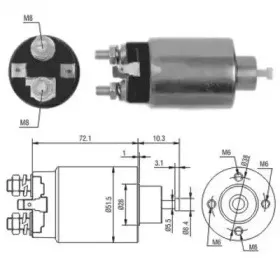 Тяговое реле, стартер HOFFER купить
