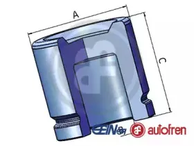 Поршень, корпус скобы тормоза AUTOFREN SEINSA купить