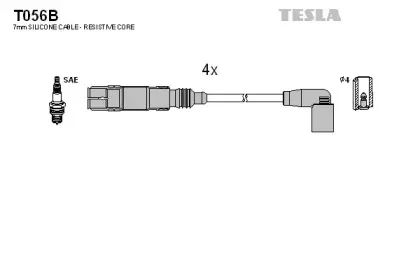 Комплект проводов зажигания TESLA купить