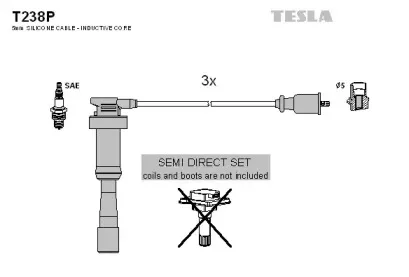Комплект проводов зажигания TESLA купить