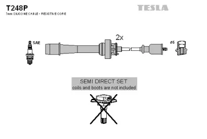 Комплект проводов зажигания TESLA купить