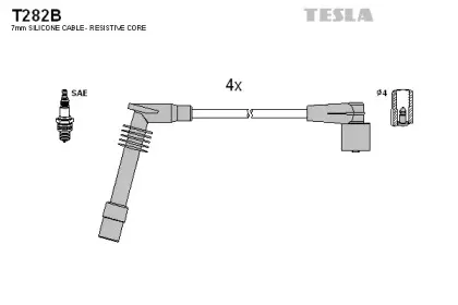 Комплект проводов зажигания TESLA купить