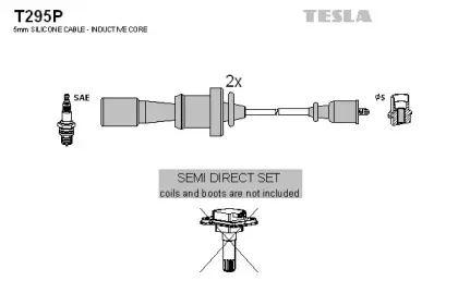 Комплект проводов зажигания TESLA купить
