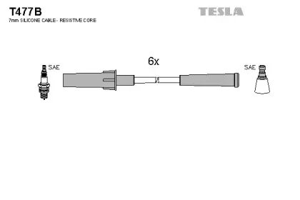 Комплект проводов зажигания TESLA купить