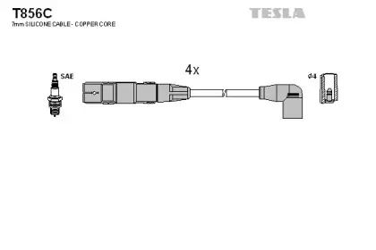 Комплект проводів запалювання TESLA купить