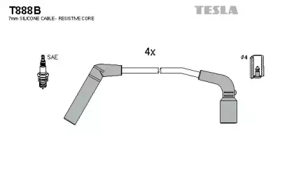 Провода високої напруги TESLA купить