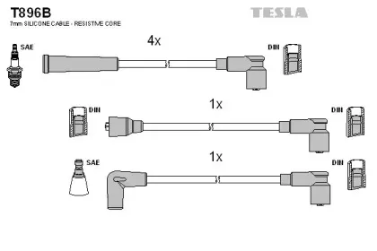 Комплект проводов зажигания TESLA купить