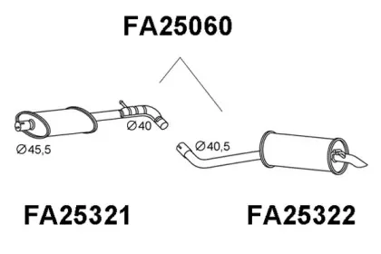 Глушитель выхлопных газов конечный VENEPORTE купить