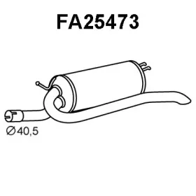 Глушитель выхлопных газов конечный VENEPORTE купить